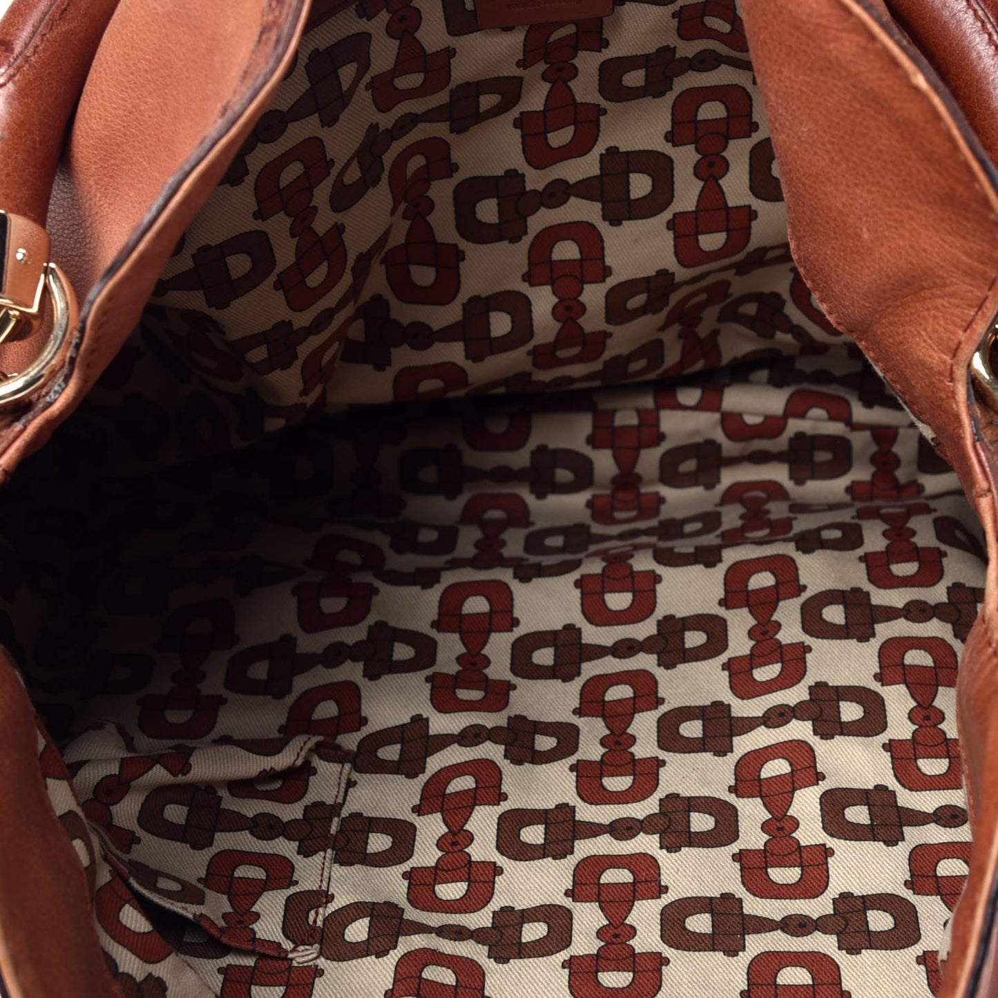 Calfskin Large Indy Top Handle Hobo Brown