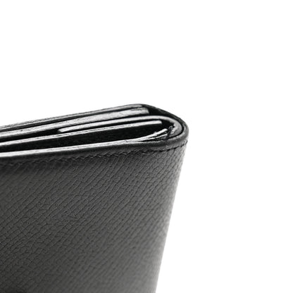 Hermes Epsom Mini Bearn Wallet Black 7 of 7