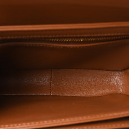 Celine Calfskin Triomphe Canvas Teen Triomphe Bag Tan 5 of 10