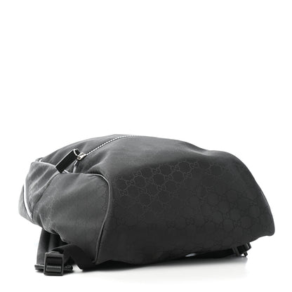 Gucci Nylon Monogram Slim Backpack Black 3 of 5