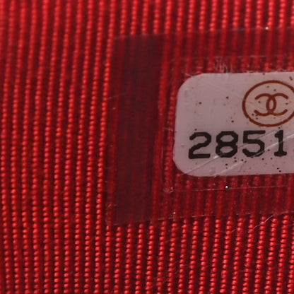 Chanel Caviar Quilted Flap Zip Card Holder Red 7 of 7