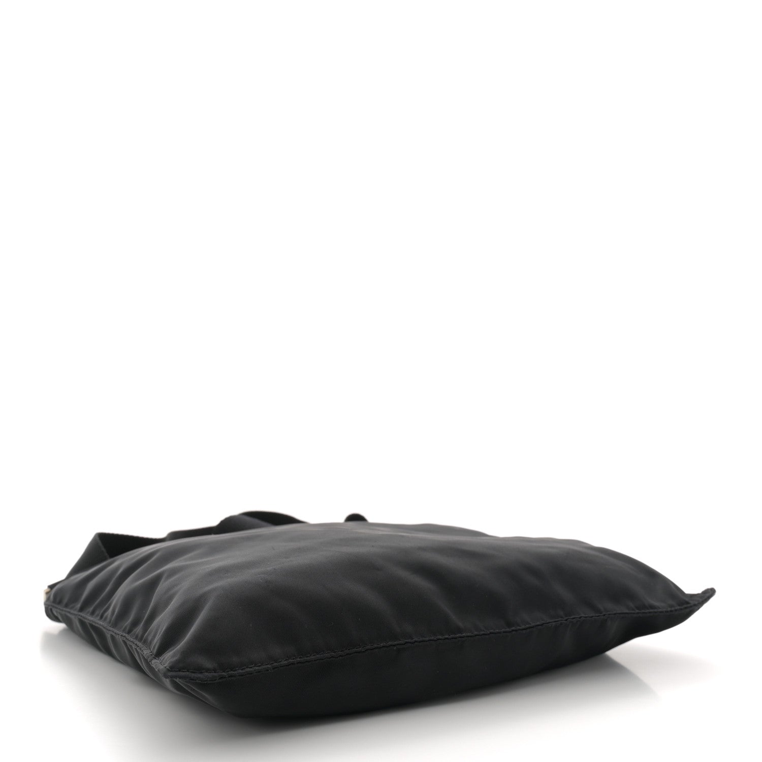 Prada Nylon Vela Flat Messenger Bag Black 4 of 9