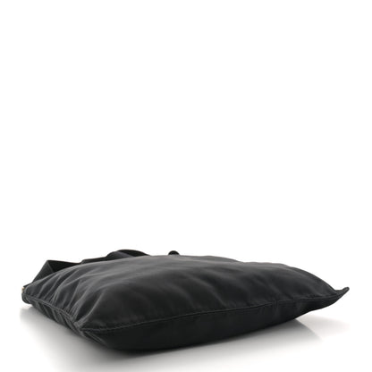 Prada Nylon Vela Flat Messenger Bag Black 4 of 9