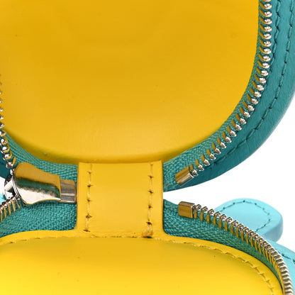Louis Vuitton Monogram Calfskin Turtle Pouch Bag Charm Turquoise 3 of 4