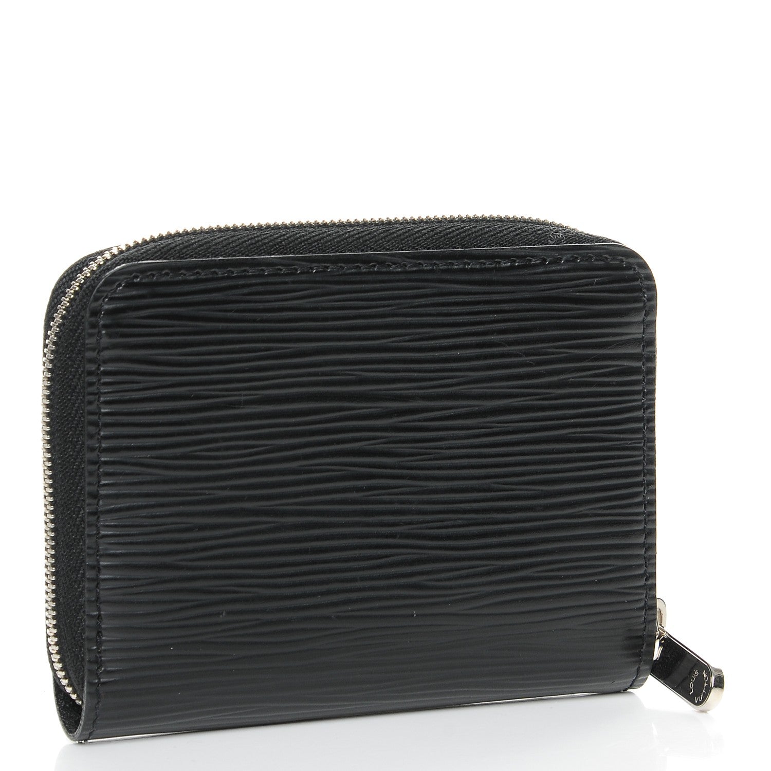 Louis Vuitton Epi Zippy Coin Purse Black 3 of 7