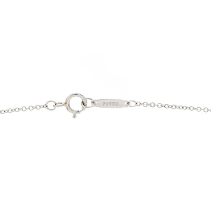 Tiffany Platinum Diamond Pink Tourmaline Paper Flowers Firefly Pendant Necklace 5 of 6