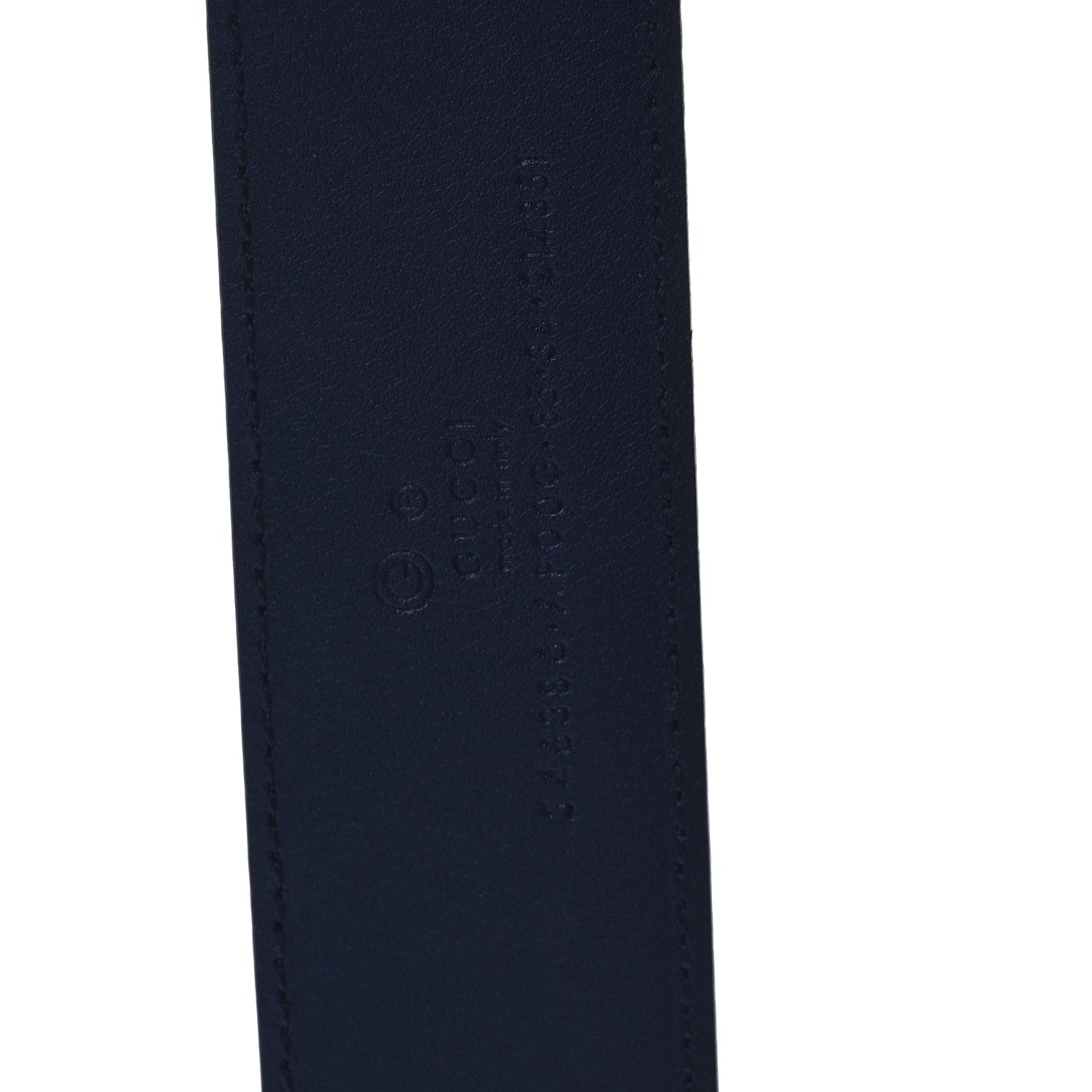 Gucci Moon Calfskin Interlocking G 37mm Belt 85 34 Cobalt Blue 3 of 4