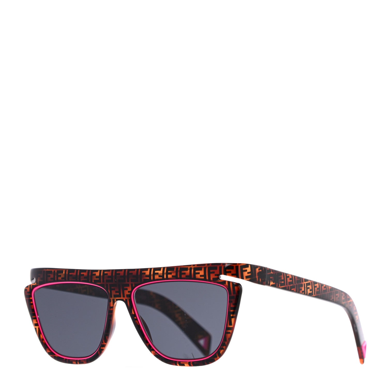 Fendi Acetate Sunglasses FF 0384/S Havana Pink 1 of 7
