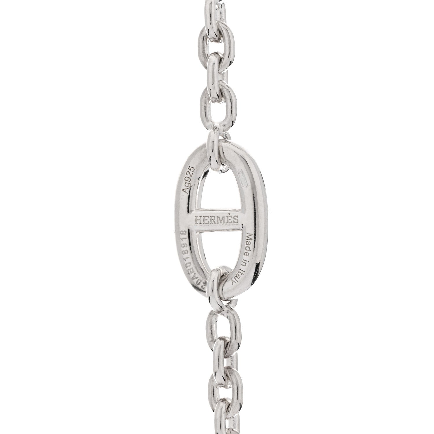 Hermes Sterling Silver Farandole Necklace 120 5 of 5