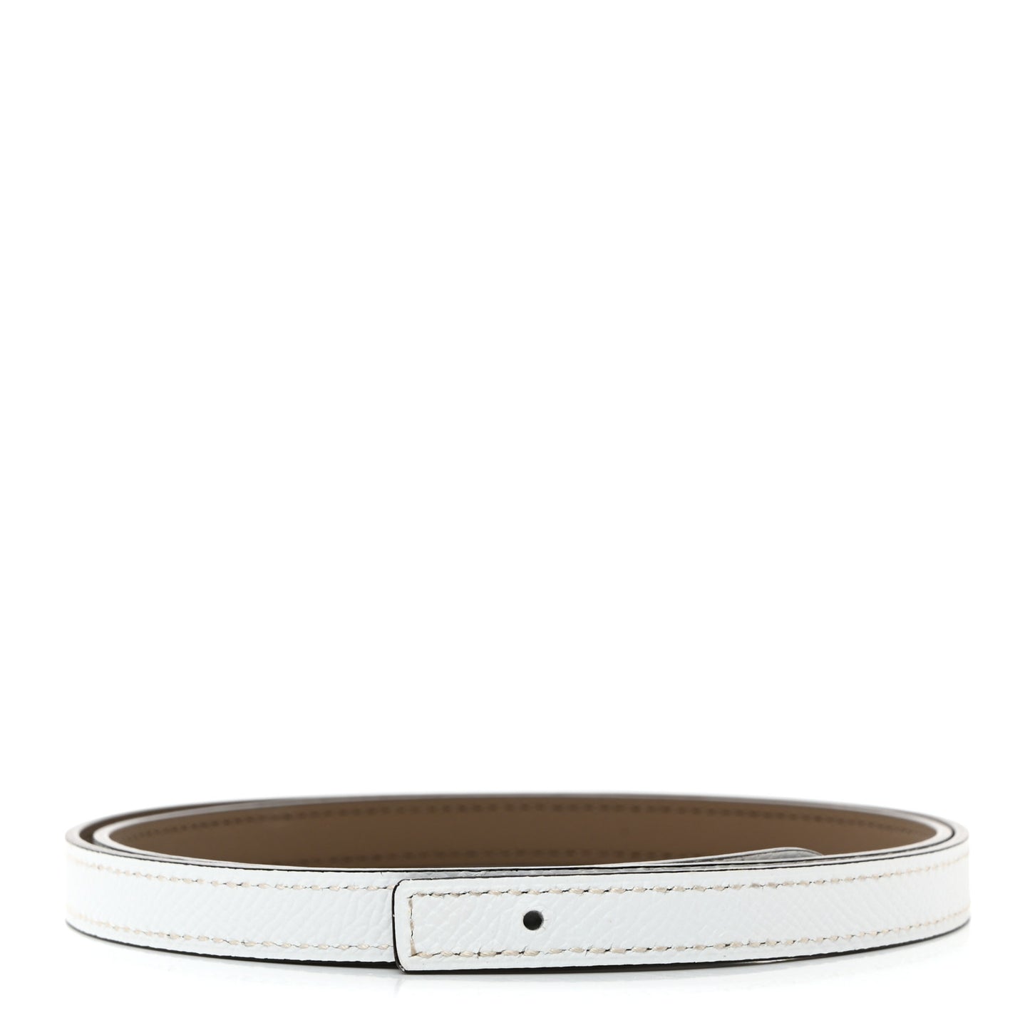 Epsom Swift 13mm Belt Strap 80 32 White Etoupe