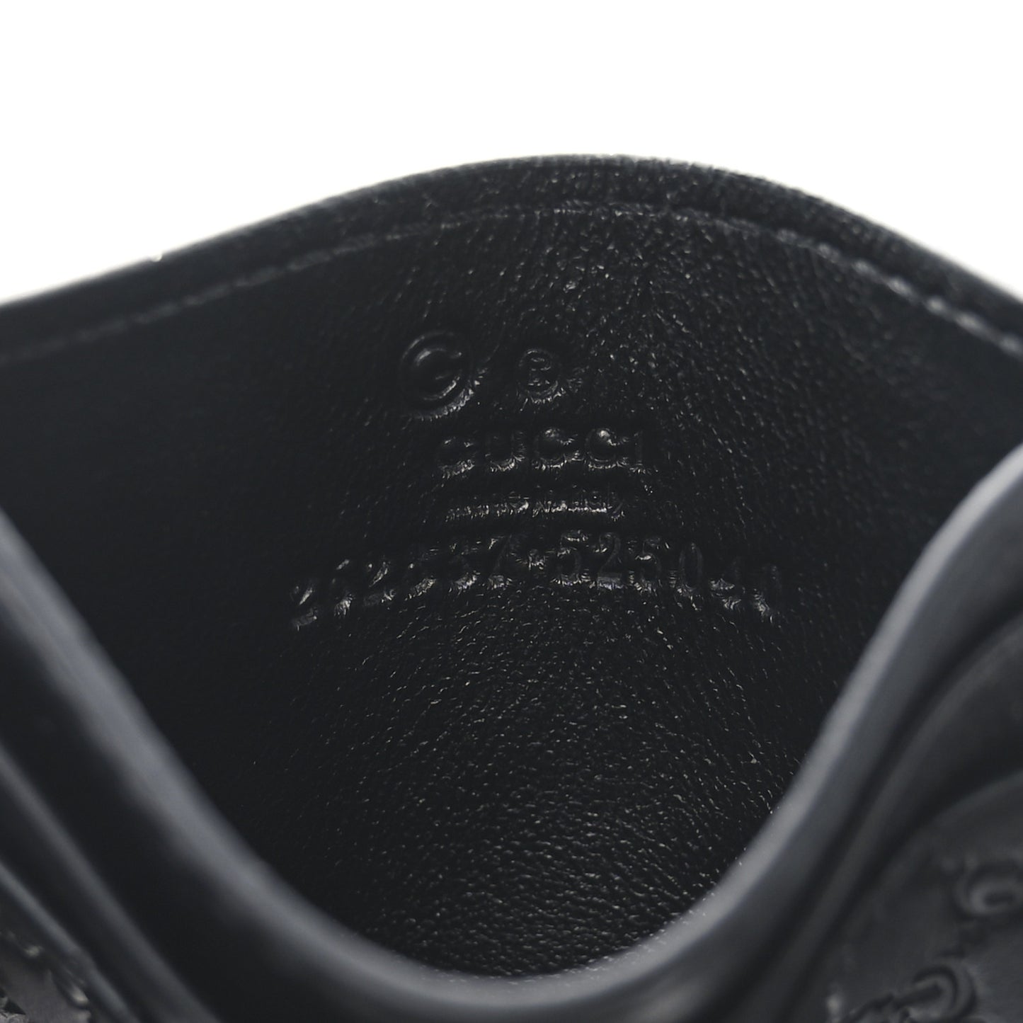 Microguccissima Card Holder Black