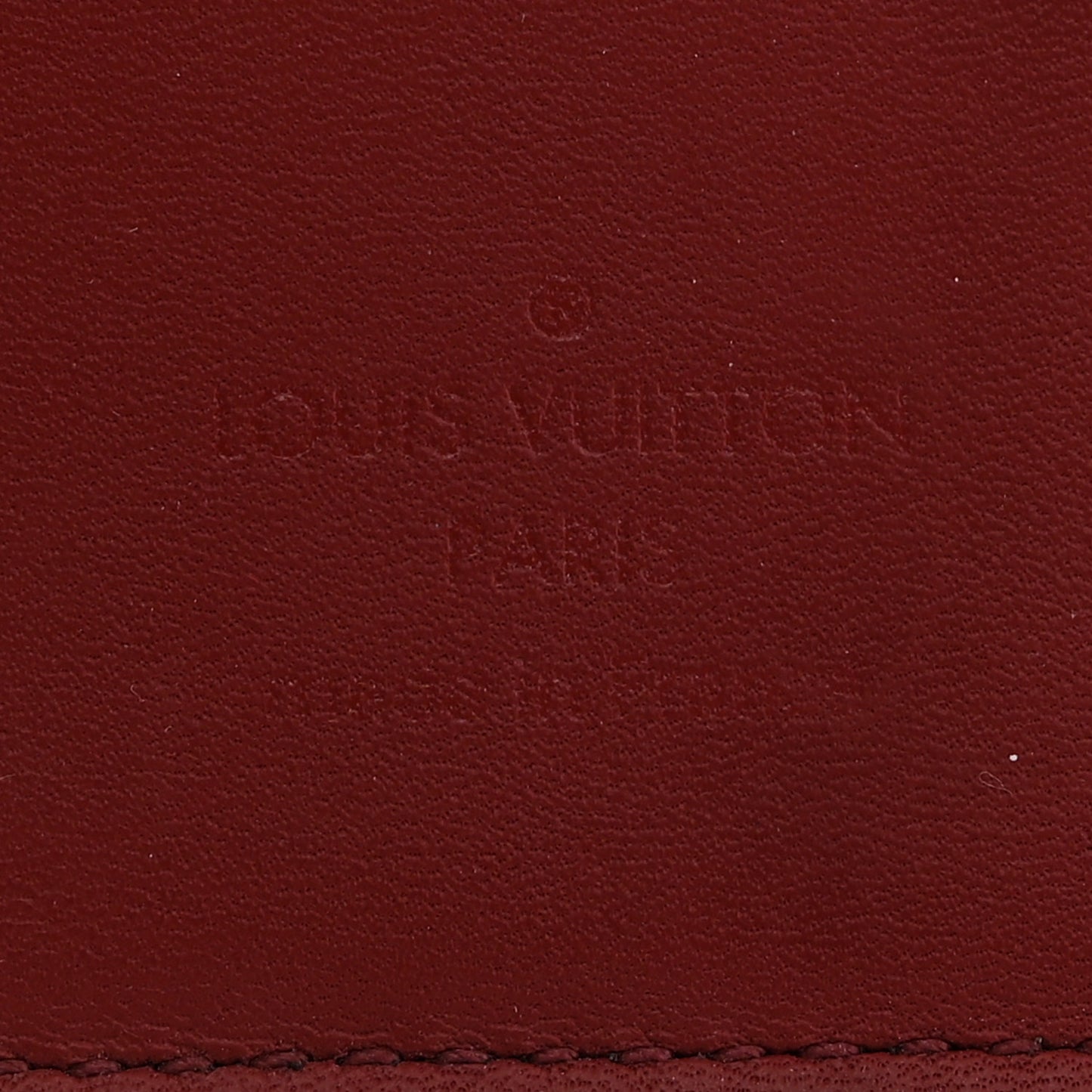 Damier Graphite Pocket Organizer Bordeaux