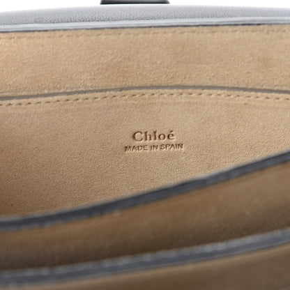 Chloe Suede Calfskin Small Faye Shoulder Bag Black 8 of 9