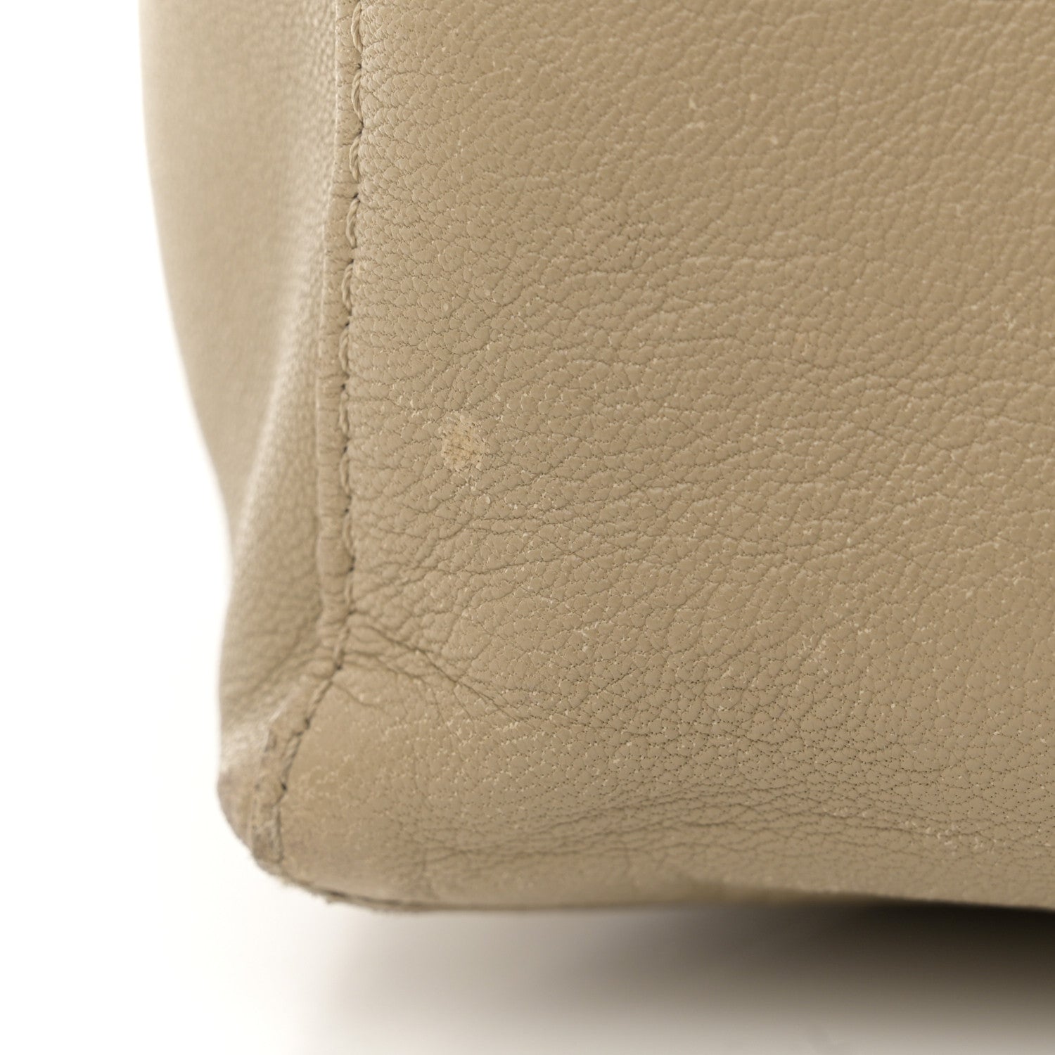 Celine Lambskin Horizontal Cabas Beige 15 of 20