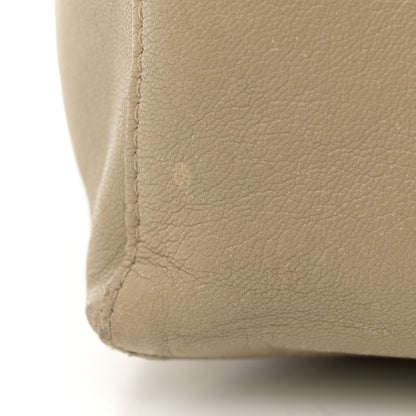 Celine Lambskin Horizontal Cabas Beige 15 of 20