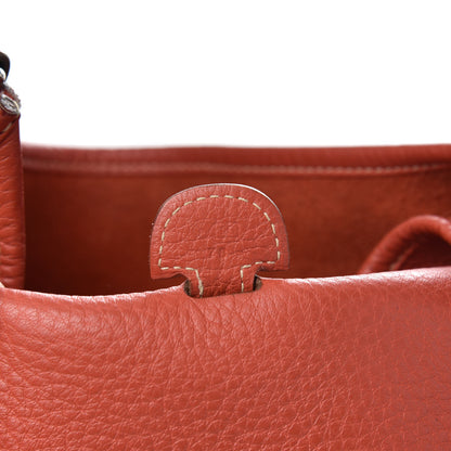 Hermes Taurillon Clemence Amazone Evelyne III PM Sanguine 7 of 12
