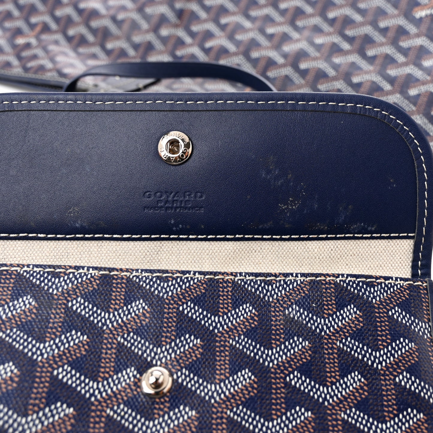 Goyardine Saint Louis PM Navy