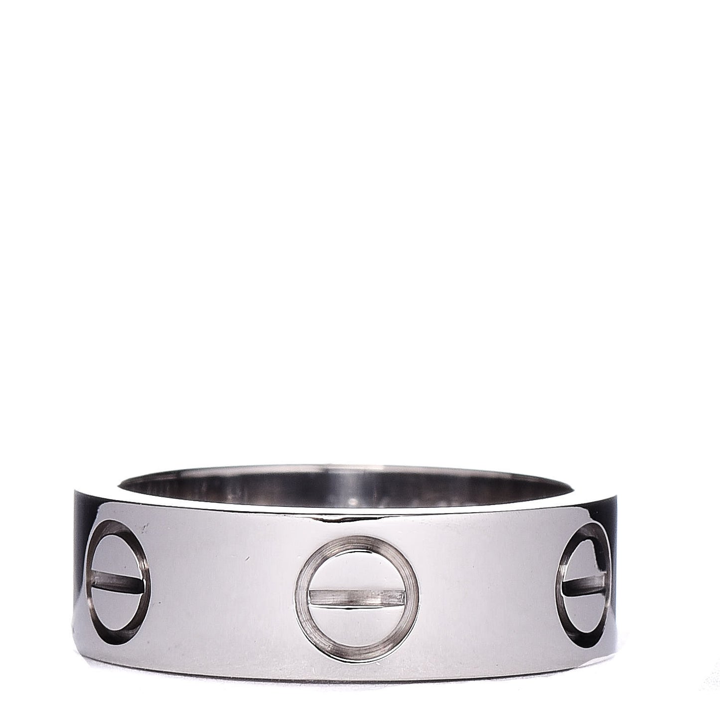 18K White Gold 5.5mm LOVE Ring 48 4.5