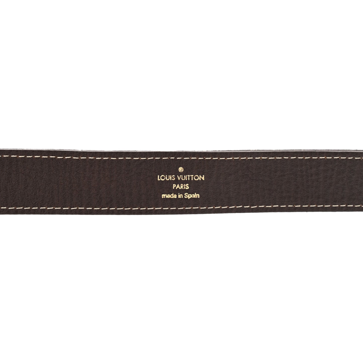 Mini Monogram Skinny Belt Brown