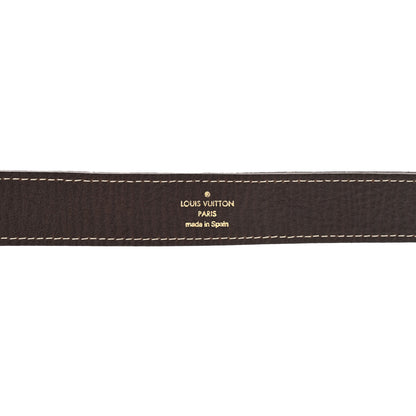Louis Vuitton Mini Monogram Skinny Belt Brown 5 of 5
