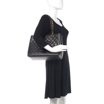 Chanel Caviar Quilted Grand Shopping Tote GST Black 2 of 11