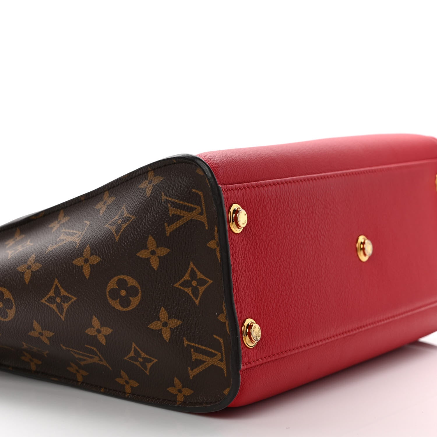 Louis Vuitton Calfskin Monogram On My Side Pirate Red 7 of 10