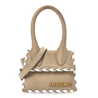 Jacquemus Calfskin Mini Le Chiquito Whipstitch  Beige 1 of 18