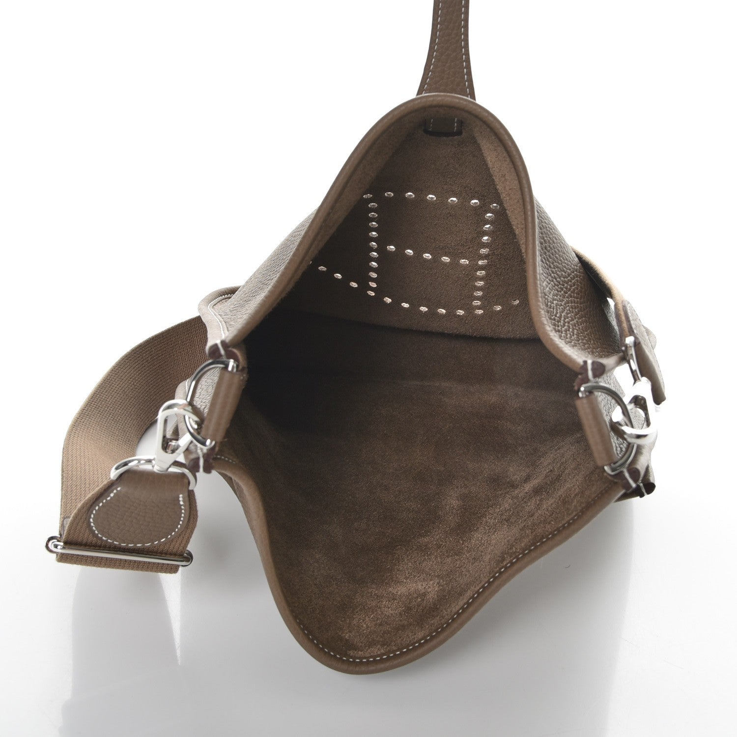 Hermes Taurillon Clemence Evelyne III PM Etoupe 5 of 8