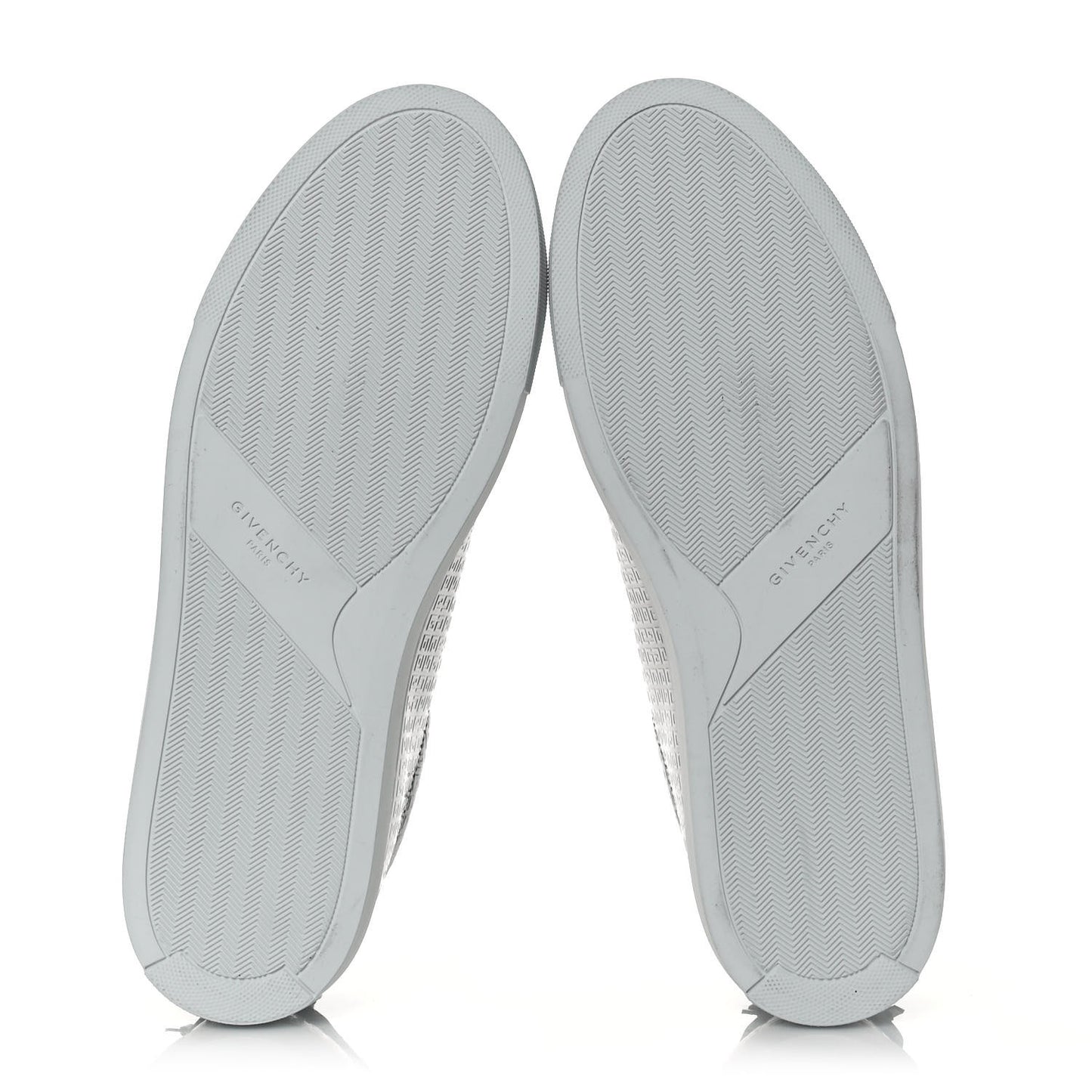 Calfskin Metallic Monogram Urban Street Sneakers 45 Silver