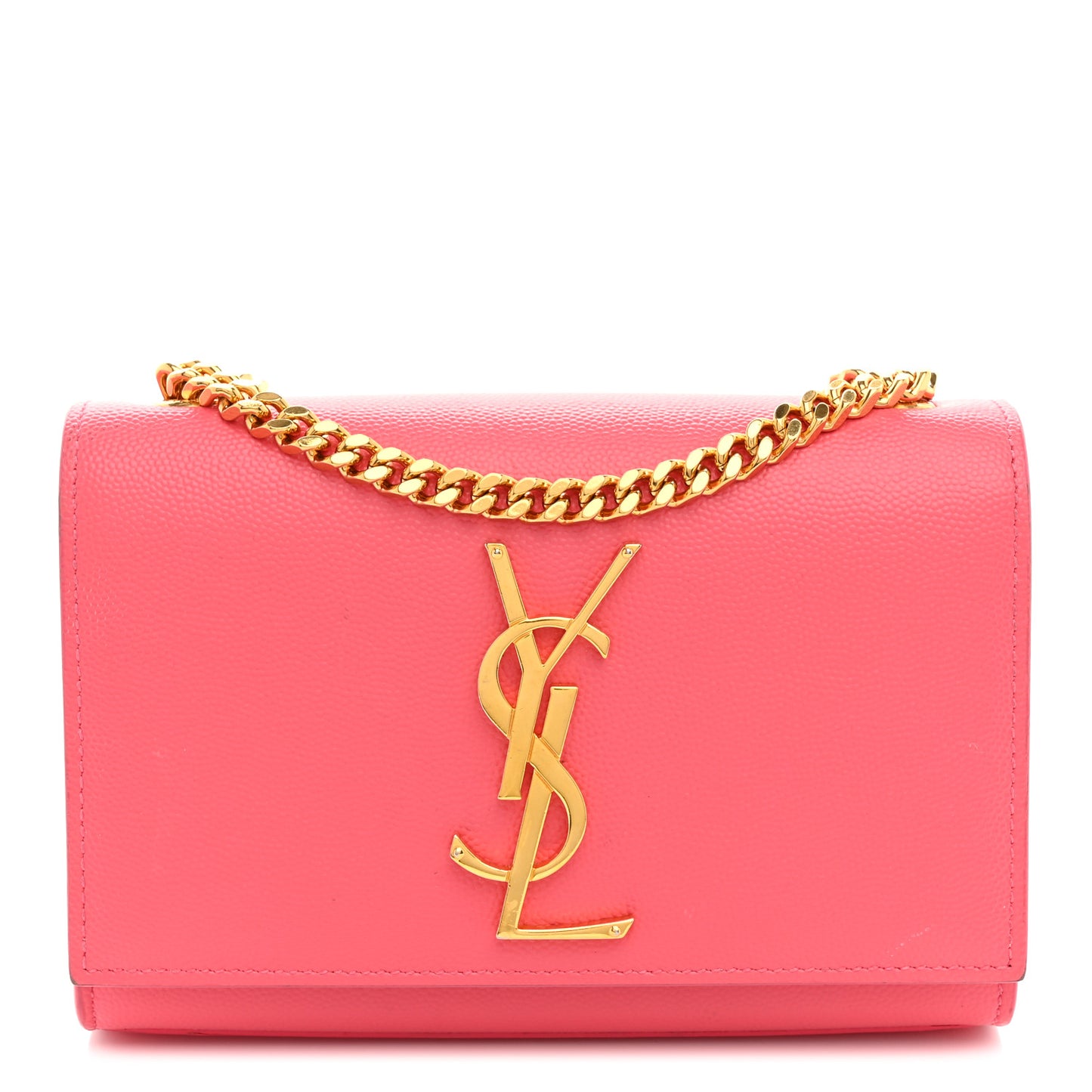 Grain De Poudre Small Monogram Kate Satchel Bubblegum