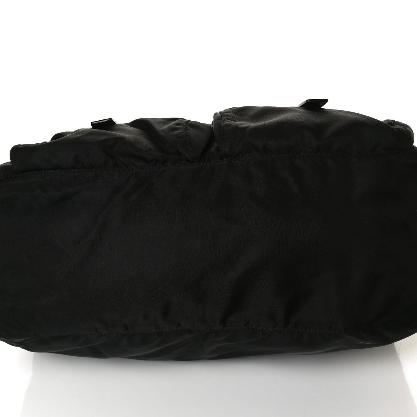 Nylon Vela Messenger Bag Black