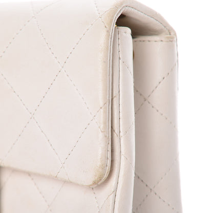 Chanel Lambskin Quilted Mini Square Flap White 10 of 18