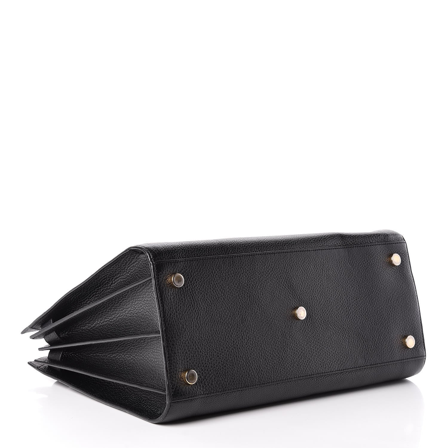 Saint Laurent Grained Calfskin Large Sac De Jour Carryall Black 4 of 12