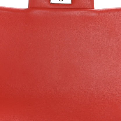 Chanel Patent Quilted Mini Square Flap Orange 11 of 12