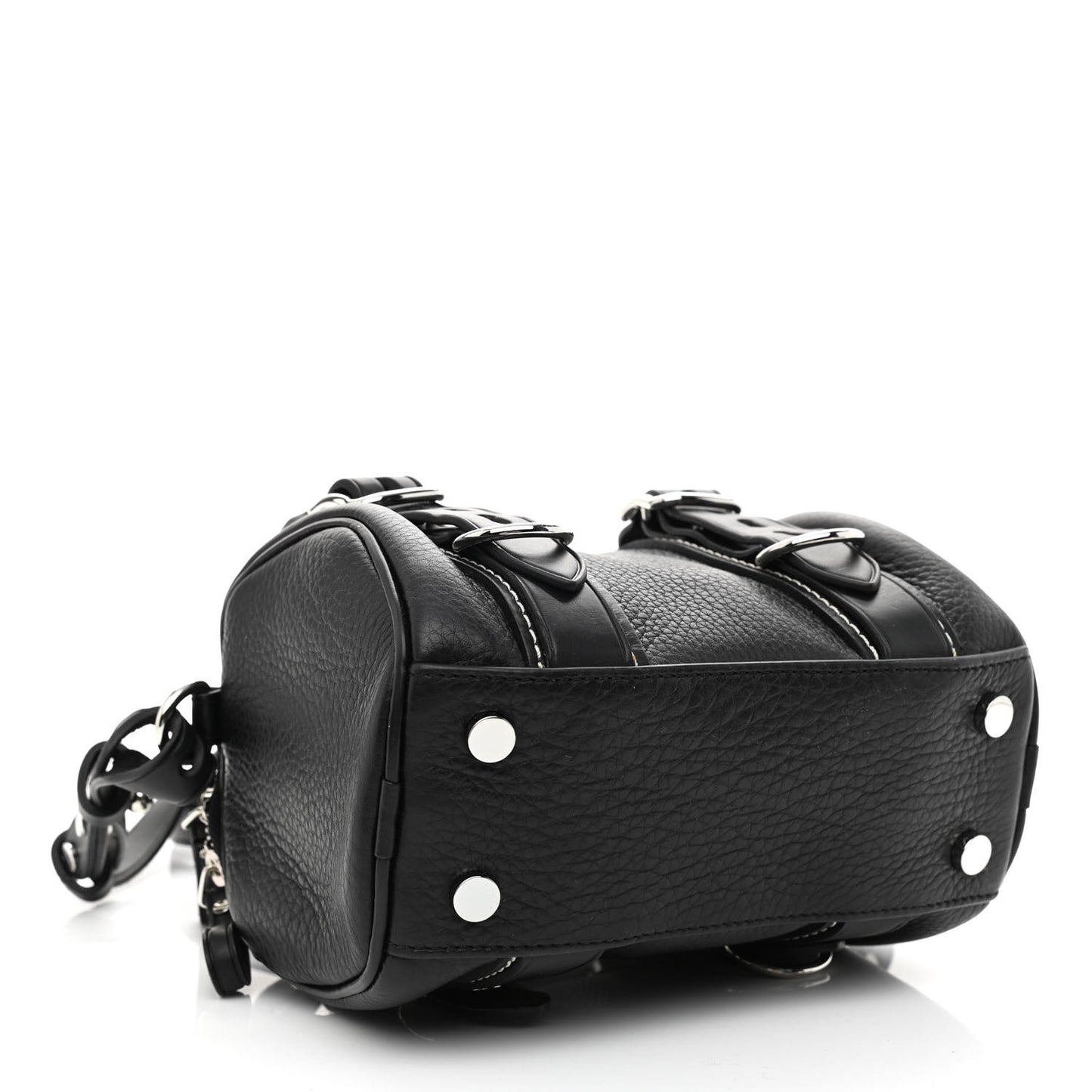 Pebbled Lambskin Mini Rockie Black