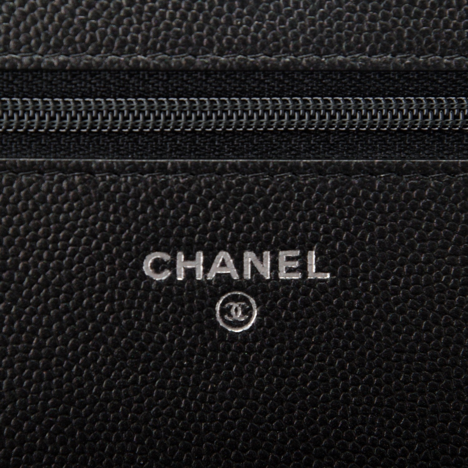 Chanel Caviar Quilted Boy Wallet On Chain WOC So Black 6 of 8