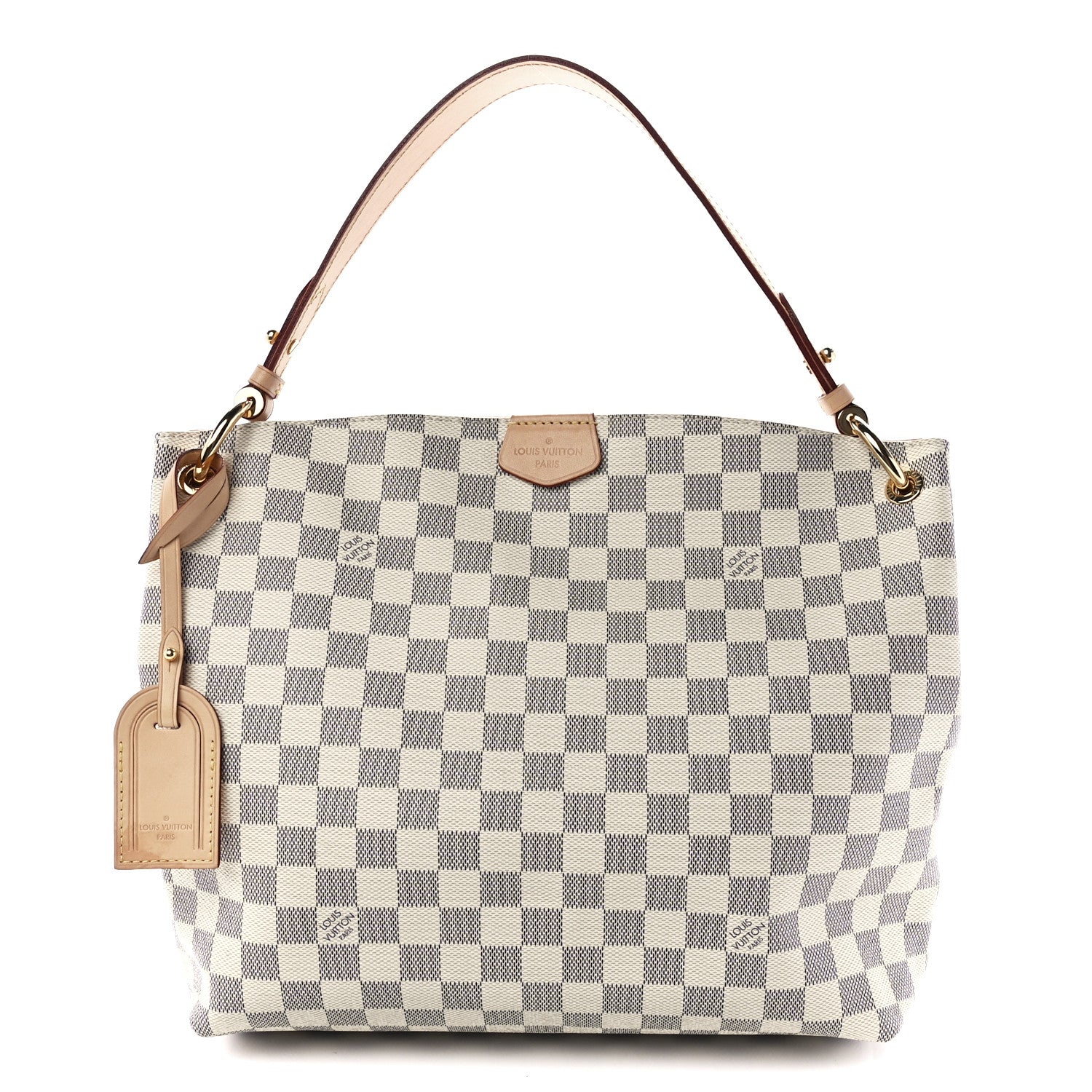Louis Vuitton Damier Azur Graceful PM Rose Ballerine 1 of 13