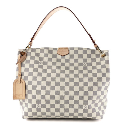 Louis Vuitton Damier Azur Graceful PM Rose Ballerine 1 of 13