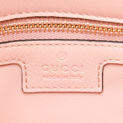 Gucci Roxy Calfskin Blondie Chain Shoulder Flap Bag Powder Pink 6 of 10