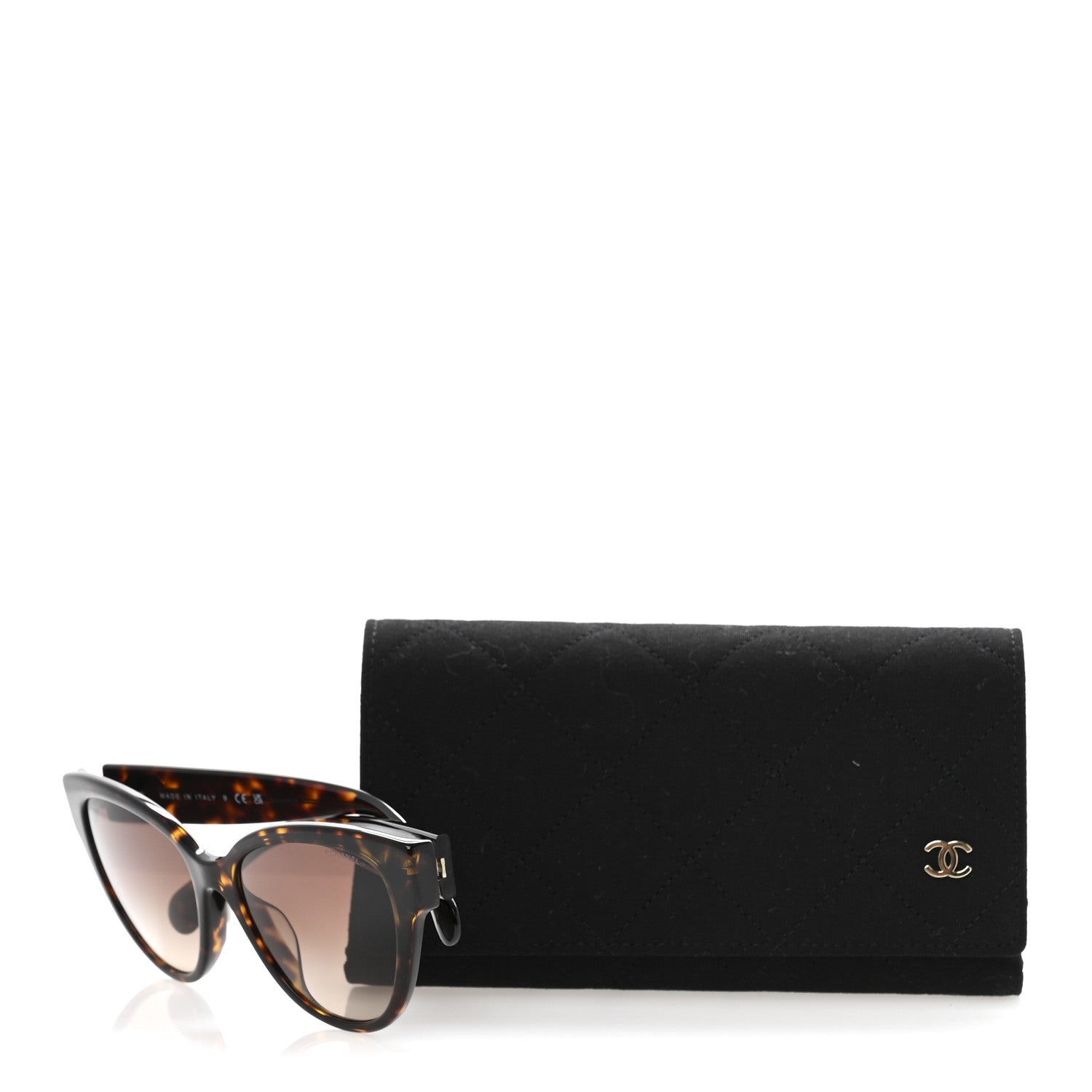 Chanel Acetate Enamel Sunglasses 5477-A Tortoise 9 of 9