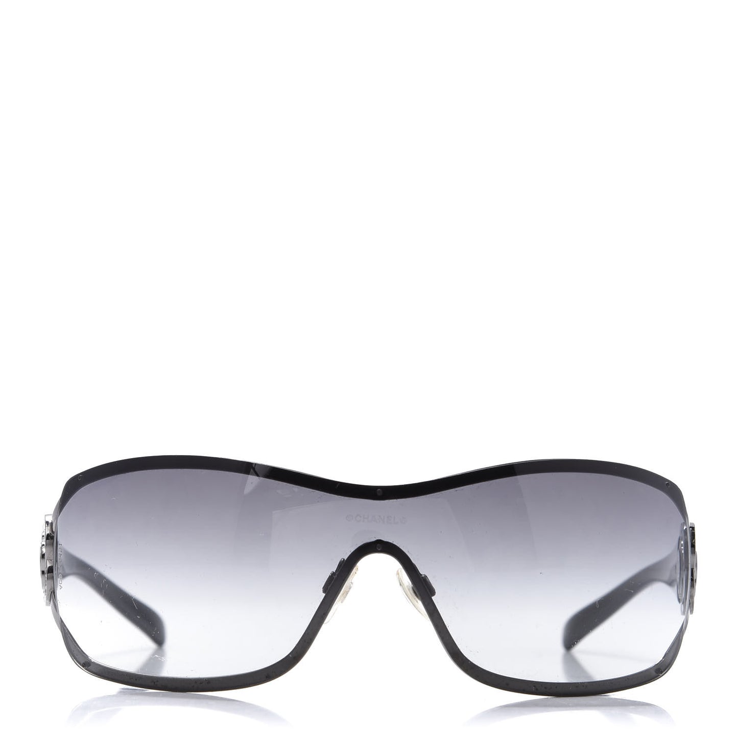 Swarovski Crystal Camellia CC Sunglasses 4164-B Black