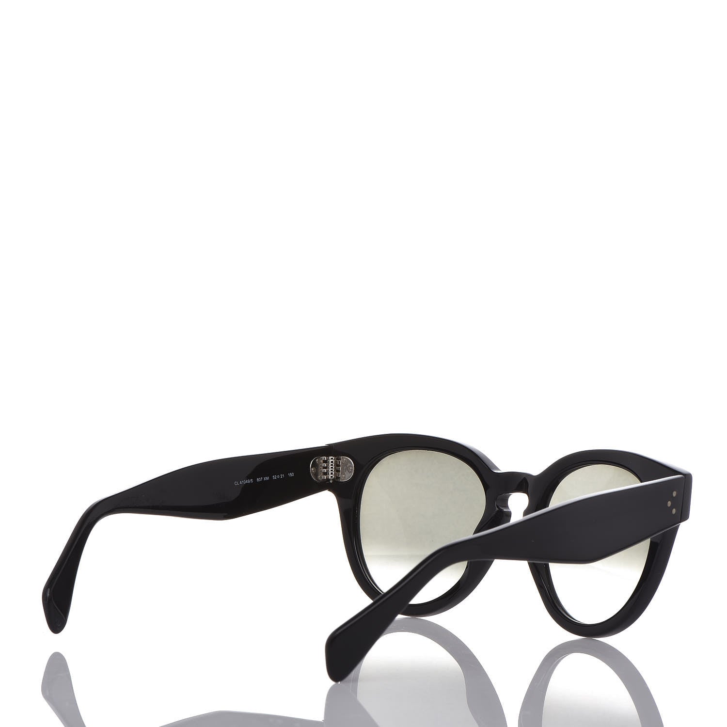 Celine Thin Preppy Sunglasses CL 41049/S Black 4 of 5