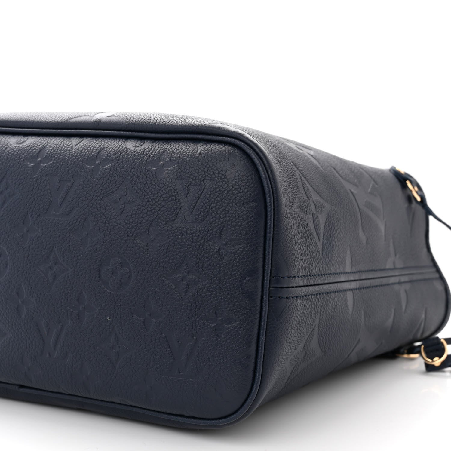 Louis Vuitton Empreinte Monogram Giant Neverfull MM Navy 10 of 12