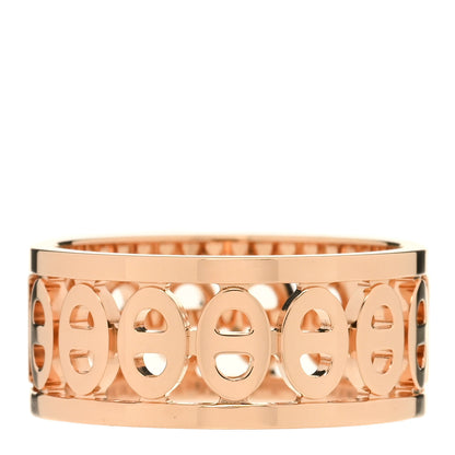 Hermes 18K Rose Gold PM Chaine d'Ancre Divine Ring 51 5.75 3 of 5
