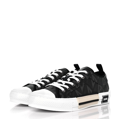 Christian Dior Canvas CD Diamond Mens B23 Low Top Sneakers 45 Black 3 of 9