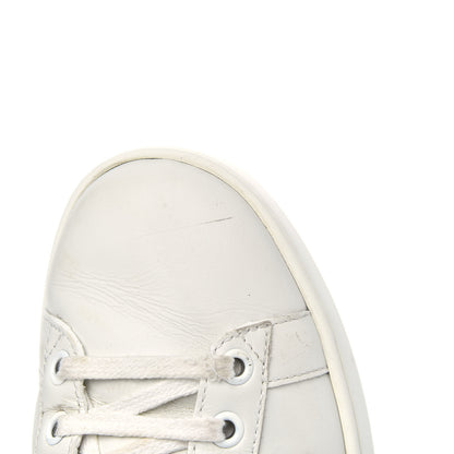Gucci Calfskin Web Studded Low Pin Womens New Ace Sneakers 38 White 10 of 11