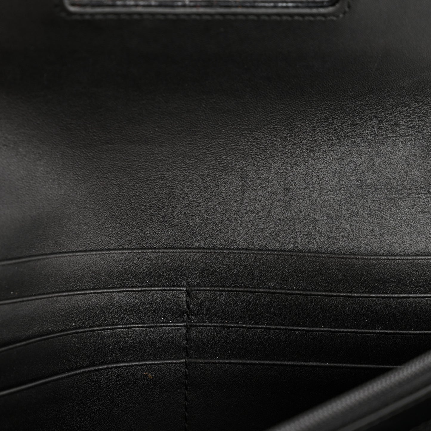 Suede Patent Web Ophidia Wallet On Chain Black