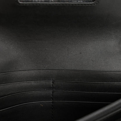 Gucci Suede Patent Web Ophidia Wallet On Chain Black 11 of 13