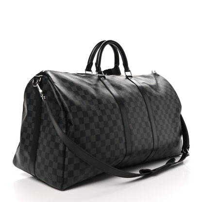 Louis Vuitton Damier Graphite Keepall Bandouliere 55 2 of 11