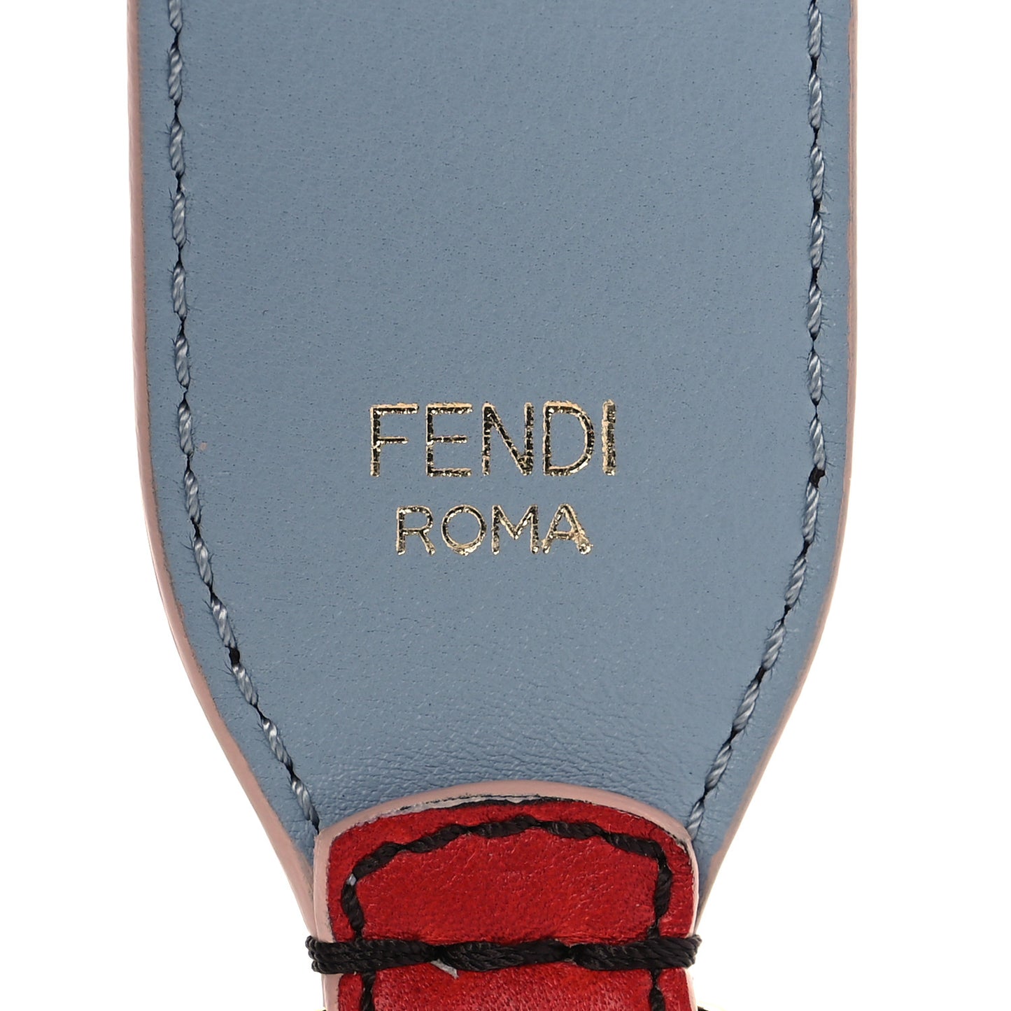 Calfskin Mink Fur Striped Hypnoteyes Strap You White Bloody Mary Multicolor